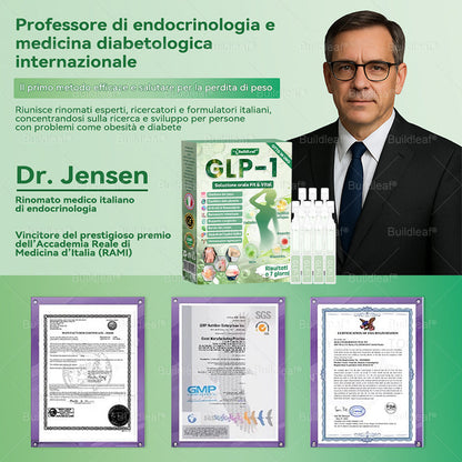 🎄💖Negozio ufficiale | BuildLeaf® GLP-1 8-in-1 Fit & Vital Soluzione Orale (Solo una volta al giorno, cambiamenti visibili in 7 giorni) ✅ Per obesità, salute cardiovascolare, diabete, apnea notturna, salute intestinale, problemi articolari e altro