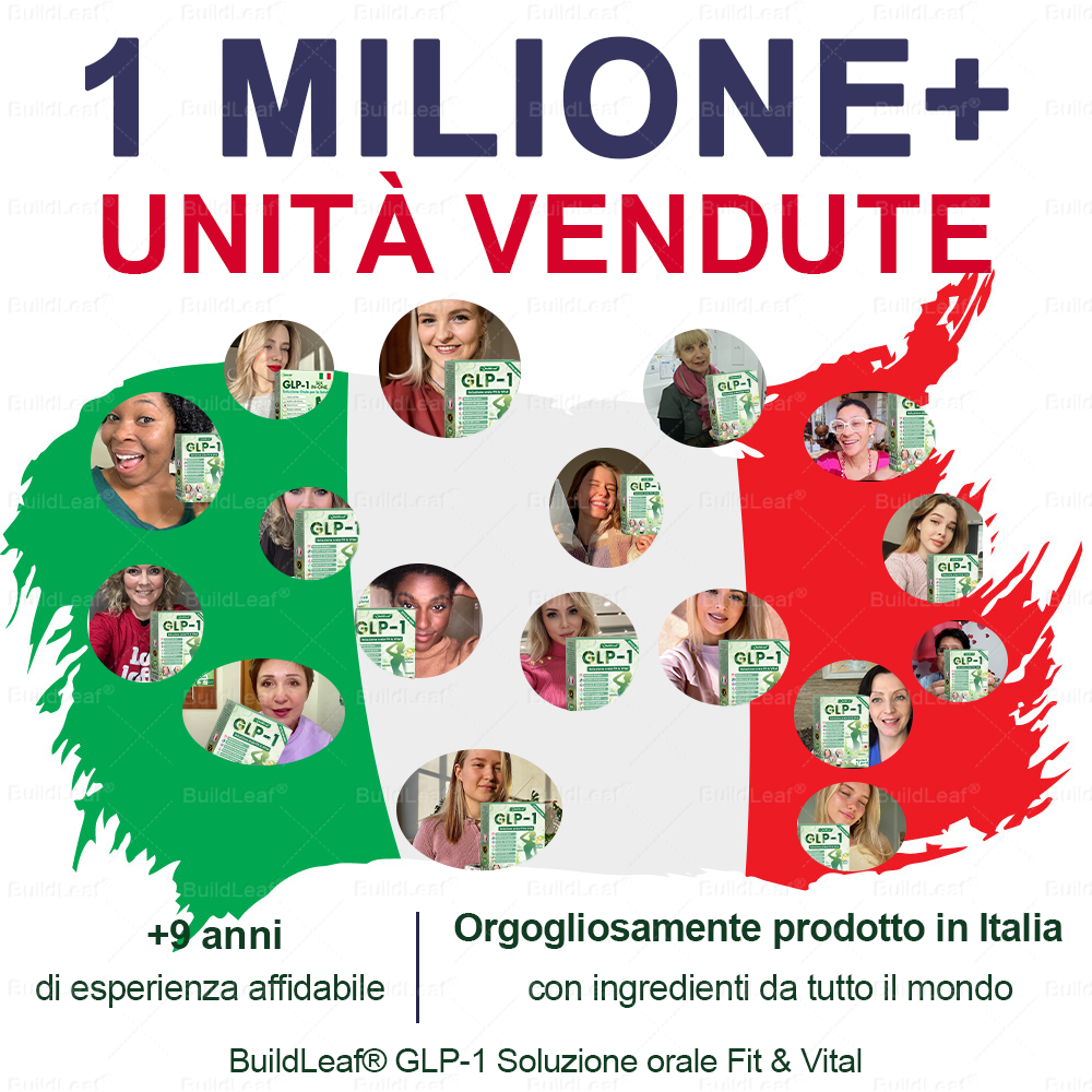 🎄💖Negozio ufficiale | BuildLeaf® GLP-1 8-in-1 Fit & Vital Soluzione Orale (Solo una volta al giorno, cambiamenti visibili in 7 giorni) ✅ Per obesità, salute cardiovascolare, diabete, apnea notturna, salute intestinale, problemi articolari e altro