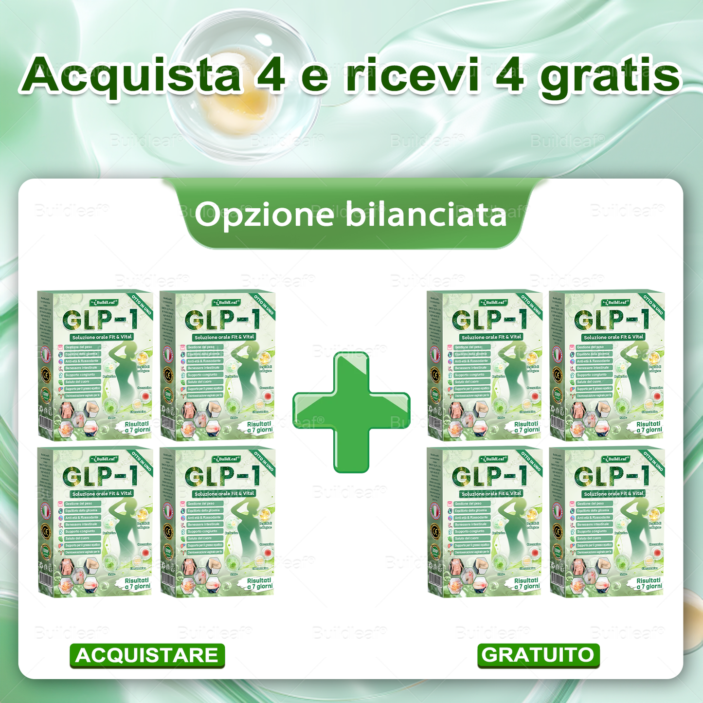 🎄💖Negozio ufficiale | BuildLeaf® GLP-1 8-in-1 Fit & Vital Soluzione Orale (Solo una volta al giorno, cambiamenti visibili in 7 giorni) ✅ Per obesità, salute cardiovascolare, diabete, apnea notturna, salute intestinale, problemi articolari e altro